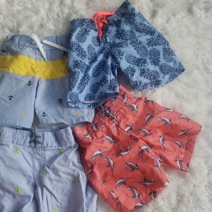 2t Janie and Jack swim trunks toddler